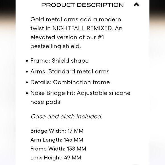 Quay Australia Nightfall Remixed Polarized Shield Flat Top Sunglasses main image 7
